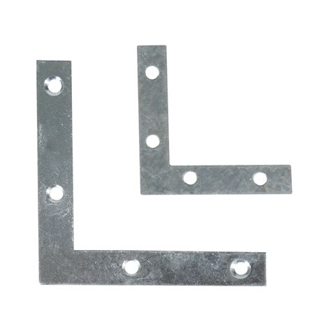 straight metal brackets|flat right angle galvanized brackets.